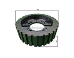 Фрикційний привід / ведучий прогумований ролик (Friction Drive) для картоплезбиральних комбайнів Grimme 076.04013 R - Зображення 2